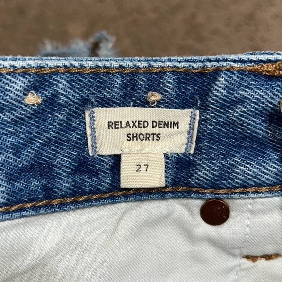 Madewell Relaxed Denim Shorts Renfield Wash Destructed Edition 27 - Picture 8 of 10